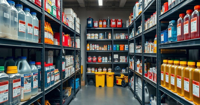 Armazenamento de Produtos Qu&iacute;micos: Guia Completo